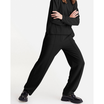 IHEART - Damen Hose mit weitem Bein und Biese Stellana - Black