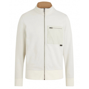 BELSTAFF - Herren Full Zip Sweatshirt Centenary - Chalk