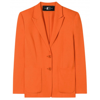 LUISA CERANO -Damen  Blazer mit aufgesetzten Taschen - Orange