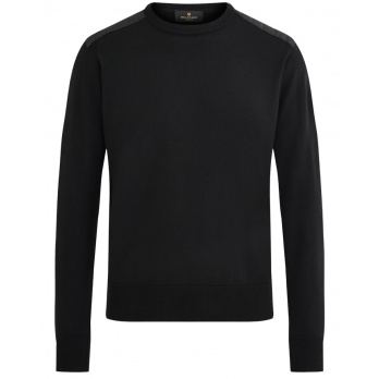 BELSTAFF - Herren Jumper mit Crewneck Kerrigan - Black