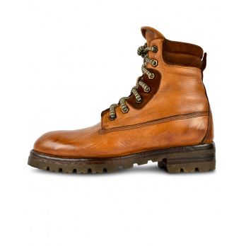 LEMARGO - Herren Schuh Hirschleder - Cognac