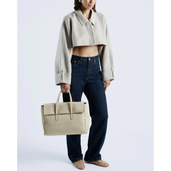 SMAAK AMSTERDAM - Damen Tasche Barbra XL - Limestone