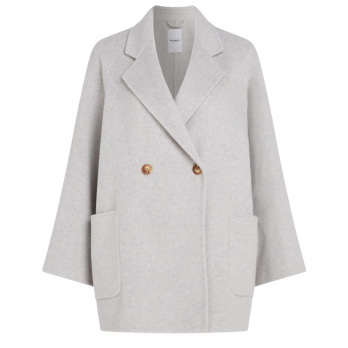 PENN&INK - Damen Coat - Grey Melange